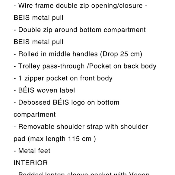 Beis Weekender Tote - Picture 8 of 9